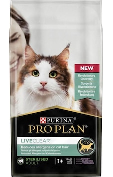 Purina Pro Plan Liveclear Hindili Kısırlaştırılmış Yetişkin Kedi Maması 7 KG