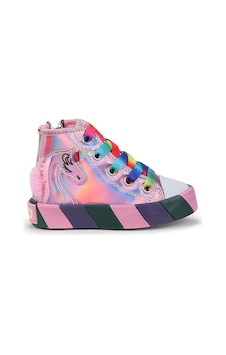 Kiko Kids Unicorn Fermuarlı Kız Çocuk Spor Ayakkabı Gümüş Kiko Kids Unicorn Fermuarlı Kız Çocuk Spor Ayakkabı Gümüş