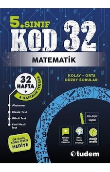 Tudem 5.sınıf Kod32 Matematik Soru Bankası Tudem 5.sınıf Kod32 Matematik Soru Bankası