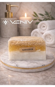 %100 Doğal Kabak Lifli Sabun - Kantaron & Keçi Sütü - 100 Gr Diğer