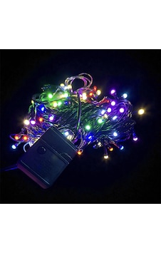 10m 100 Led Damla Uçlu Rgb Işık Siyah Kablo Renkli 10m 100 Led Damla Uçlu Rgb Işık Siyah Kablo Renkli