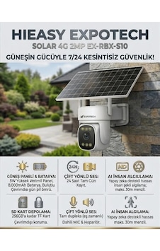 Expotech Hıeasy Expotech Solar 4g Kamera Ex-rbx-s10 Expotech Hıeasy Expotech Solar 4g Kamera Ex-rbx-s10