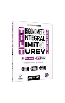 AYT TİLT Denemeleri Trigonometri İntegral Limit Türev 30'lu Deneme - Mert Güven - Mert Hoca Yayınları AYT TİLT Denemeleri Trigonometri İntegral Limit Türev 30'lu Deneme - Mert Güven - Mert Hoca Yayınları