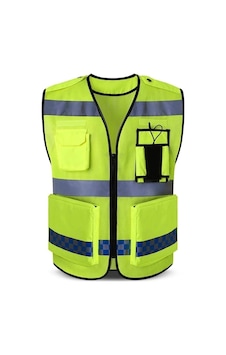 Reflektörlü Yeşil Yelek Mb045 Reflektörlü Yeşil Yelek Mb045