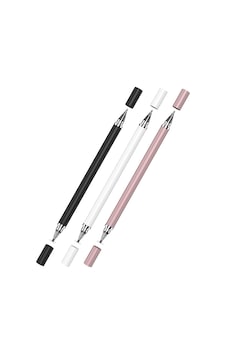 Universal Telefon Tablet Apple iPad Uyumlu 2in1 Disk Uçlu Stylus Pen Dokunmatik Kalem - Al3463 Rose Gold Sku: Zeusb0bs1kwxxp