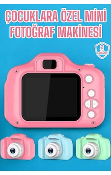 Buğz Çocuk Kamerası Dijital 1080p Hd Kaliteli Mini Fotoğraf Makinesi Profesyonel