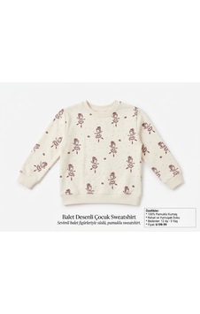 Babydoll Sweatshirt Divo Açık Bej Babydoll Sweatshirt Divo Açık Bej
