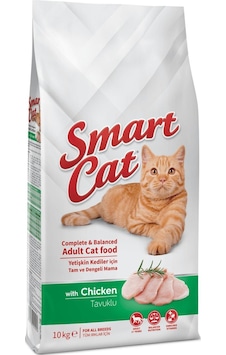 Smart Cat Tavuk Etli Yetişkin Kedi Maması 10 KG Smart Cat Tavuk Etli Yetişkin Kedi Maması 10 KG
