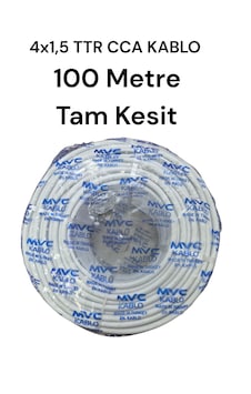 Mvc Kablo 4x1.5 Ttr Cca Tam Kesit Kablo 100 Metre