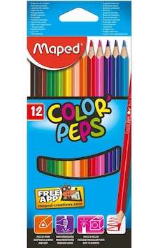 Maped Color'Peps Kuruboya Kalemi 12 Renk Maped Color'Peps Kuruboya Kalemi 12 Renk