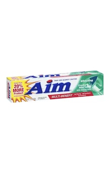 Aim Multi-Benefit Whitening Fresh Mint Beyazlatıcı Diş Macunu Jeli 156 G