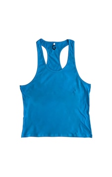 Top Glory Fitness Gym Tank Top Atlet Sporcu Atleti Açık Mavi 5027