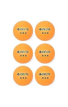Delta 6'lı Masa Tenisi Topu Turuncu Delta 6'lı Masa Tenisi Topu Turuncu