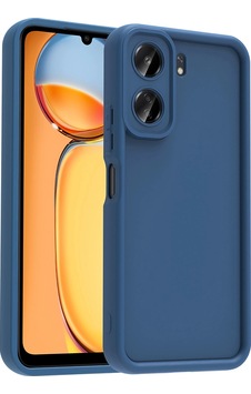 Xiaomi Redmi 13c Kılıf Kamera Korumalı Zore Ananas Kapak Koyu Yeşil