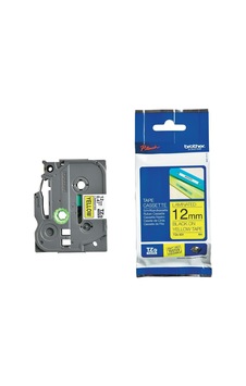 Brother TZE-631 12 MM Sarı Üzeri Siyah Laminasyonlu Etiket Brother TZE-631 12 MM Sarı Üzeri Siyah Laminasyonlu Etiket