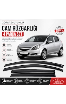 Ottoman Opel Corsa D Uyumlu Cam Rüzgarlığı Ottoman Opel Corsa D Uyumlu Cam Rüzgarlığı