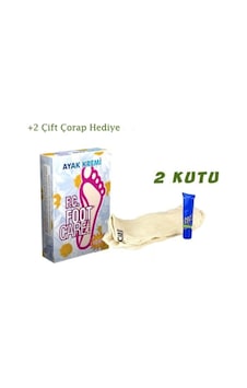 Foot Care Ayak Kokusu Giderici Ayak Kremi 10 G x 2 + Pamuklu Çorap x 2 Adet Foot Care Ayak Kokusu Giderici Ayak Kremi 10 G x 2 + Pamuklu Çorap x 2 Adet