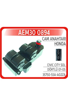 Aem Cam Açma Düğmesi Sol Takım Honda Cıvıc 1.4l D14z6 1.6l D16v1 D16w7 Vtec Ep Es Eu Kasa 01-05 / Cr -v 2.0l K20a4 Rd8 Kasa 02-06 Aem30 0894 35750s9a405 35750s5lt01 35750s5sg01 Aem Cam Açma Düğmesi Sol Takım Honda Cıvıc 1.4l D14z6 1.6l D16v1 D16w7 Vtec Ep Es Eu Kasa 01-05 / Cr -v 2.0l K20a4 Rd8 Kasa 02-06 Aem30 0894 35750s9a405 35750s5lt01 35750s5sg01
