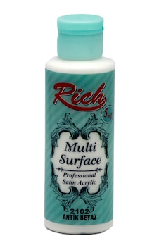 Rich Multi Akrilik Boya 2102 Antik Beyaz 120 Cc Rich Multi Akrilik Boya 2102 Antik Beyaz 120 Cc