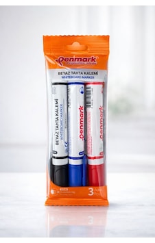 Penmark Beyaz Tahta Kalemi 3lü Set Çok Renkli Penmark Beyaz Tahta Kalemi 3lü Set Çok Renkli