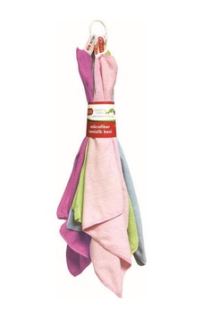 Flora 4'Lü Mikrofiber Temizlik Bezi 33Cmx33Cm F222 Flora 4'Lü Mikrofiber Temizlik Bezi 33Cmx33Cm F222