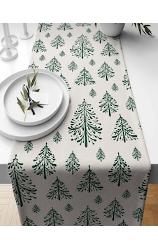 Yeni Yıl Yılbaşı Runner Noel Christmas 40x140 Renkli