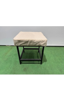 Metal Ayaklı Sırtsız Bank Puf Bench Balkon-bahçe-kafe-çay Seti Pufu Krem Metal Ayaklı Sırtsız Bank Puf Bench Balkon-bahçe-kafe-çay Seti Pufu Krem