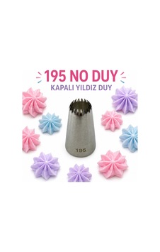 Krema Duyu Ve Pasta Süsleme Ucu + 2 Adet Şanti Torbası No: D68 Diğer Krema Duyu Ve Pasta Süsleme Ucu + 2 Adet Şanti Torbası No: D68 Diğer