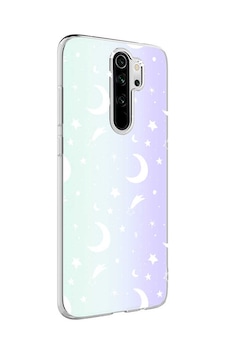 Xiaomi Redmi Note 8 Pro Kılıf M-blue Desenli Kılıf Moon No4