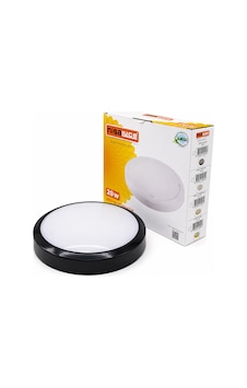 20w Siyah Metal Kasa Sıva Üstü Yuvarlak Ledli Glop Armatür Ip20 6500k - 1800lm E1212/s 5570 20w Siyah Metal Kasa Sıva Üstü Yuvarlak Ledli Glop Armatür Ip20 6500k - 1800lm E1212/s 5570