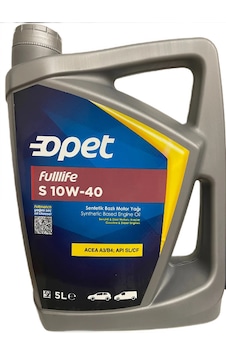 Opet Fulllife S 10W-40 Motor Yağı 5 L Opet Fulllife S 10W-40 Motor Yağı 5 L