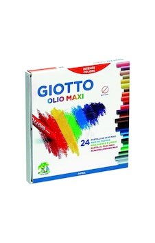 Giotto Olio Maxi - Yağlı Pastel Silindir 24 Renk – 293100 Giotto Olio Maxi - Yağlı Pastel Silindir 24 Renk – 293100