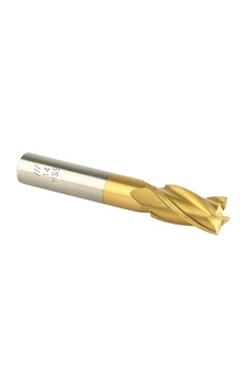 Çağ Hss 4 Ağızlı Titan Kaplı Parmak Freze End Mili 14,0 Mm Freze Uc