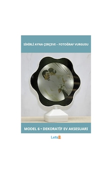Led Işıklı Sihirli Ayna Çerçeve Modern Tasarım