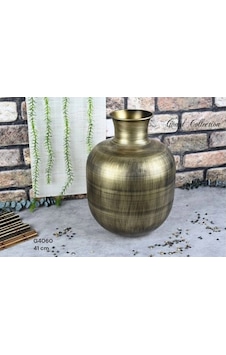 Gönül Mutfak Metal Vazo 28x41 Cm Çok Renkli Gönül Mutfak Metal Vazo 28x41 Cm Çok Renkli