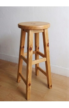 Ahşap Tabure 75 Cm Çam
