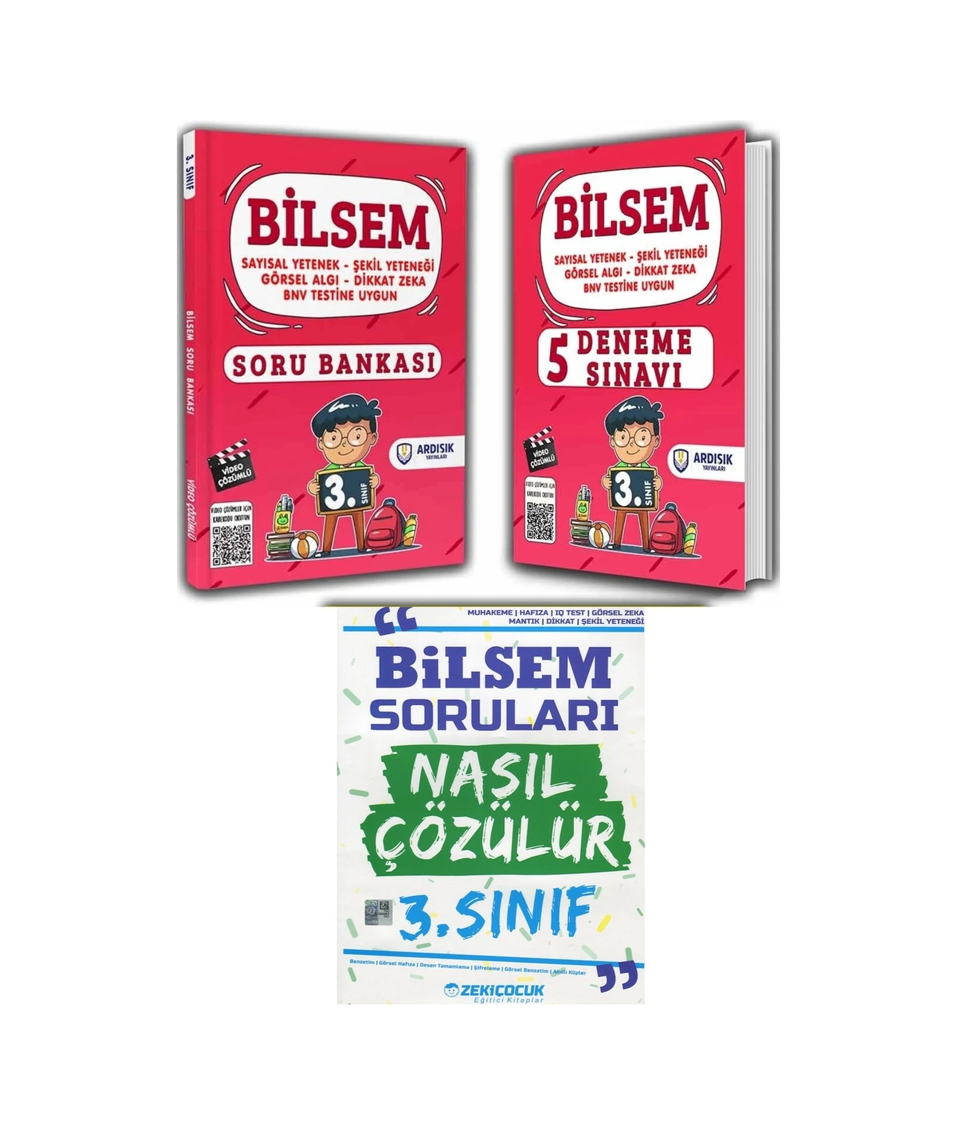 Ardışık Yayınları 3. Sınıf Bilsem Soru Bankası Deneme Bilsem Nasıl Çözülür Set Ardışık Yayınları 3. Sınıf Bilsem Soru Bankası Deneme Bilsem Nasıl Çözülür Set