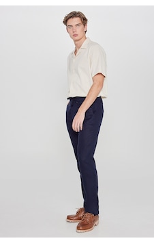 Lee %100 Keten Regular Fit Cepli Erkek Pantolon L2610018410 Lacivert