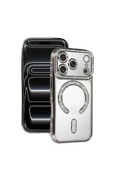Apple İphone 17 Pro Max Joke Simli Magneticsafe Kılıf - Gümüş Apple İphone 17 Pro Max Joke Simli Magneticsafe Kılıf - Gümüş
