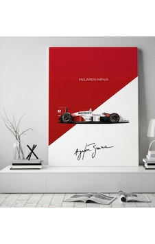 Bk Gift Formula 1 Tasarımlı Kanvas Tablo 50x70cm-13 Bkbitmeyen98204 Bk