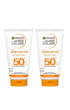 Garnier Ambre Solaire Kuruma Karşıtı Koruyucu Süt Spf50+ Güneş Kremi 2 X 50 Ml Garnier Ambre Solaire Kuruma Karşıtı Koruyucu Süt Spf50+ Güneş Kremi 2 X 50 Ml