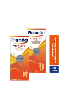 Pharmaton Vitality 2 x 60 Tablet Pharmaton Vitality 2 x 60 Tablet