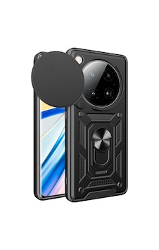 Teleplus İnfinix Zero 40 5g Kılıf Magnetik Standlı Kamera Korumalı Slide Sürgülü Cover Kapak Siyah Teleplus İnfinix Zero 40 5g Kılıf Magnetik Standlı Kamera Korumalı Slide Sürgülü Cover Kapak Siyah