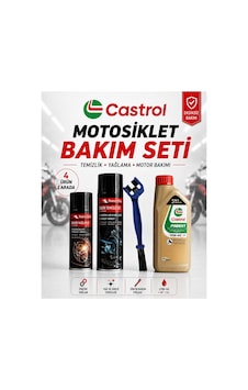 Castrol Power1 10w-40 1l + Zincir Temizleyici Ve Yağlayıcı + Fırça Bakım Seti Castrol Power1 10w-40 1l + Zincir Temizleyici Ve Yağlayıcı + Fırça Bakım Seti