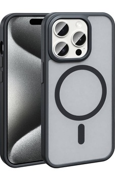 Teleplus Apple Uyumlu iPhone 15 Pro Kılıf M-safe Şarj Özellikli Mat Arka Yüzey Sio Kapak Teleplus Apple Uyumlu iPhone 15 Pro Kılıf M-safe Şarj Özellikli Mat Arka Yüzey Sio Kapak