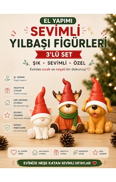 Sevimli Noel Hayvanları 5 CM Sevimli Noel Hayvanları 5 CM