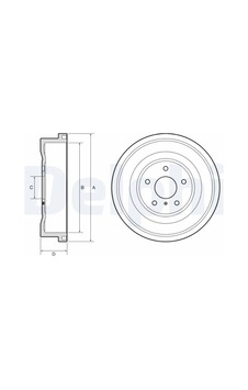 Delphı Bf669 Kampana Fren Ford Courier 23 Dış: 304mm/ İç:141mm 2660440-r2x6 1126 Aa - Delphı Bf669 Kampana Fren Ford Courier 23 Dış: 304mm/ İç:141mm 2660440-r2x6 1126 Aa -