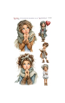 Ütü İle Rub On Transfer Kağıdı 30x50cm Ck454 Ütü İle Rub On Transfer Kağıdı 30x50cm Ck454