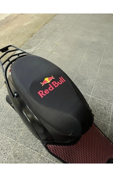 Redbull Siyah Penye Motorsiklet Sele Kılıfı 1.kalite Likrali Penye Yıkanabilir