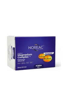 Noreac Magnezyum Kompleks + Vitamin B6 60 Tablet Noreac Magnezyum Kompleks + Vitamin B6 60 Tablet